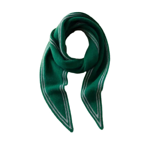 Sophie Scarf 100% Kaschmir | grün/grau