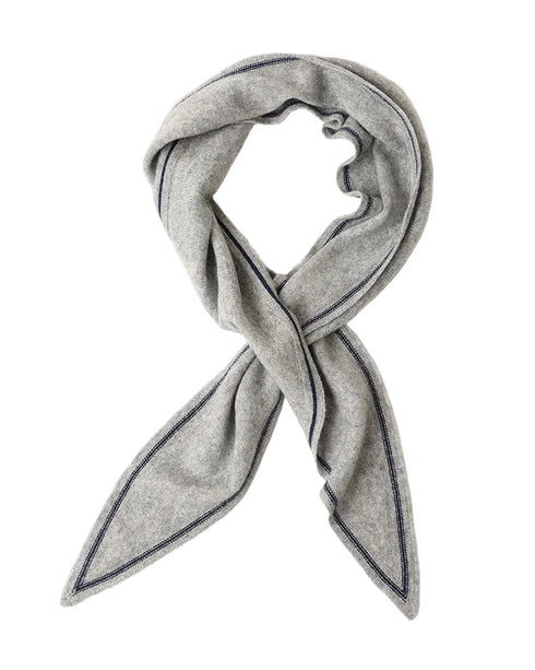 Sophie Scarf Kaschmir | grau/navy