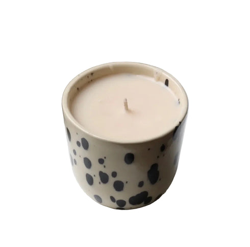 Duftkerze in Cappuccino Cup | velvet santal