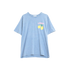 T-Shirt | blau mit Zitronen