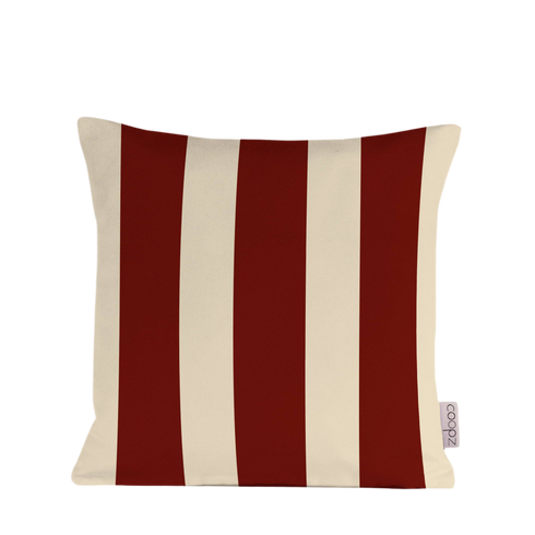 Kissen Stripes | syrah/creme