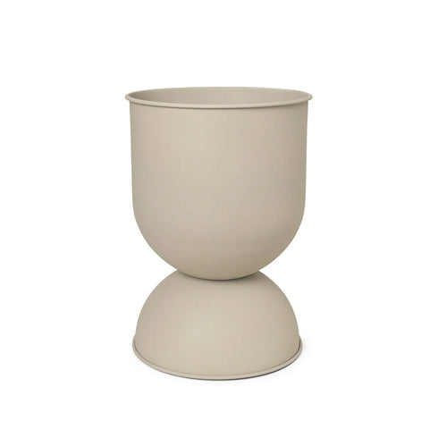 Übertopf Hourglass Pot S | cashmere