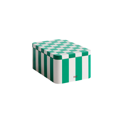 Vorratsdose Container small | green & offwhite