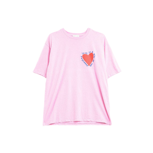 T-Shirt | rosa mit Herz