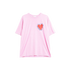 T-Shirt | rosa mit Herz