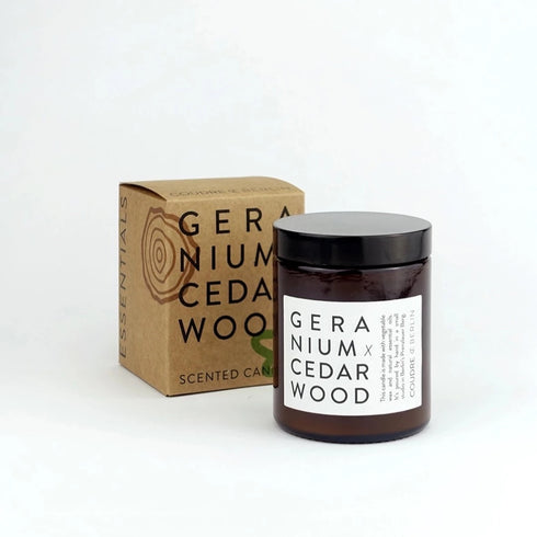 Duftkerze | Geranium, Zeder