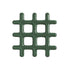 Keramik Untersetzer Grid | green
