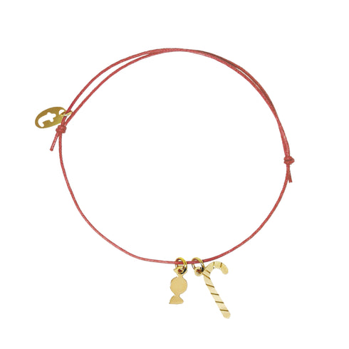 Armband CANDY | rot, gold