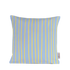 Kissen fine lines | hellblau/gelb