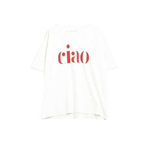 T-Shirt | weiss mit ciao
