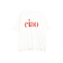 T-Shirt | weiss mit ciao
