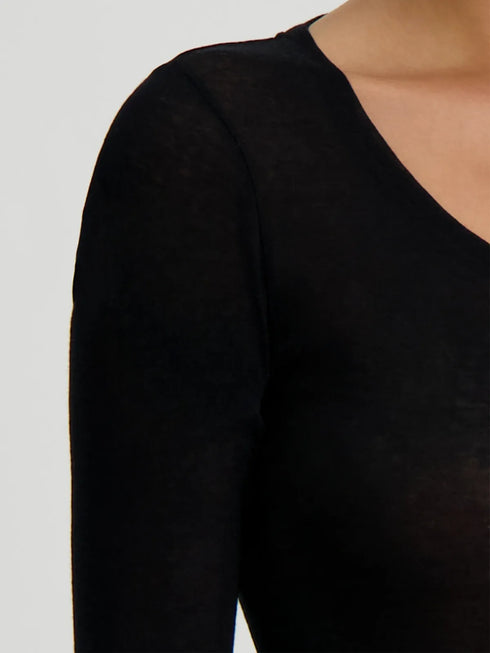 Longsleeve Shirt Massachusetts | schwarz