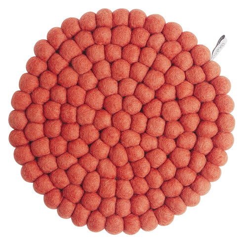Filz Untersetzer gross | terracotta