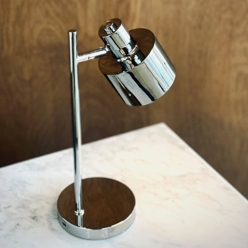 Tischlampe Ocean wiederaufladbar | chrom