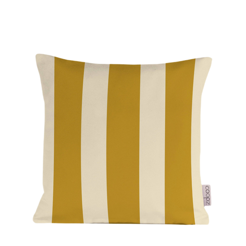 Kissen Stripes | senf/creme