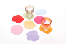 Silikon Glasuntersetzer Poppy | orange