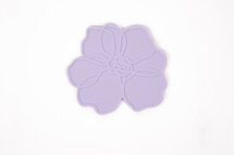 Silikon Glasuntersetzer Anemone | lila
