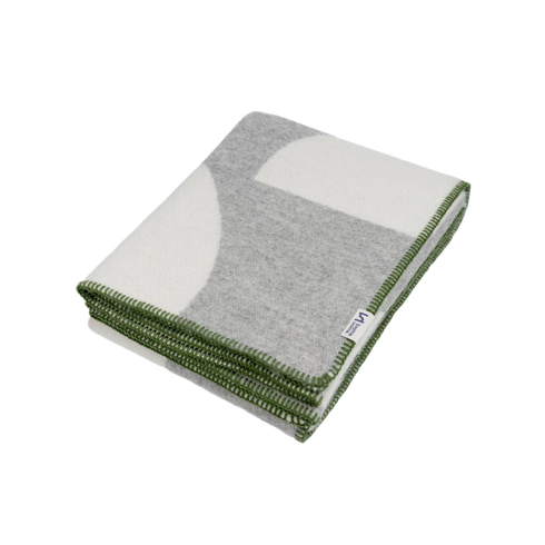 Wolldecke 135x185cm | Deko grau