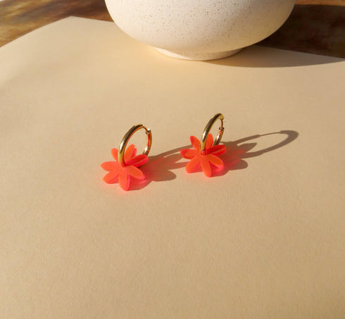 Ohrringe Hoops | neon Daisy