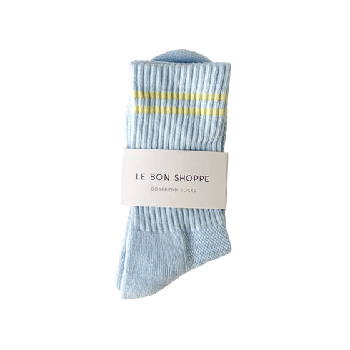 Boyfriend Socken | pastel sky