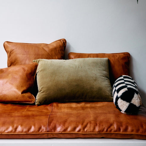 Kissen Samt 40x60cm | army green