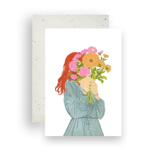 Karte Marigolds & Dahlias