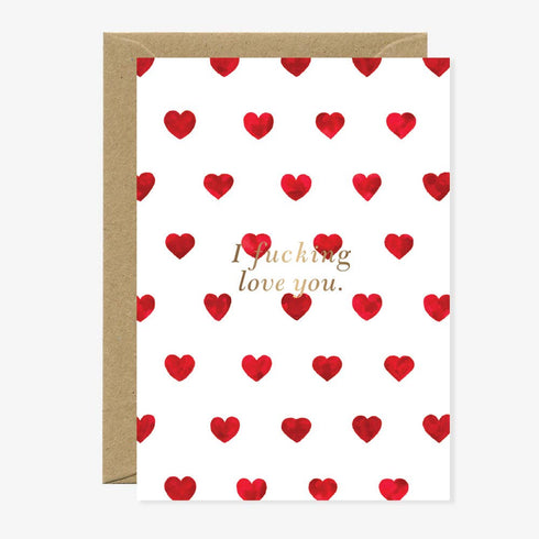 Grusskarte mit Umschlag | I Love You Everyday