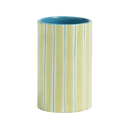 Vase Ray | green striped