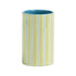 Vase Ray | green striped