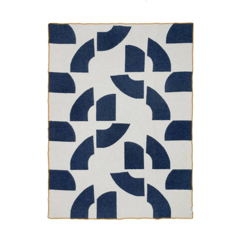 Wolldecke 135x185cm | Deko navy