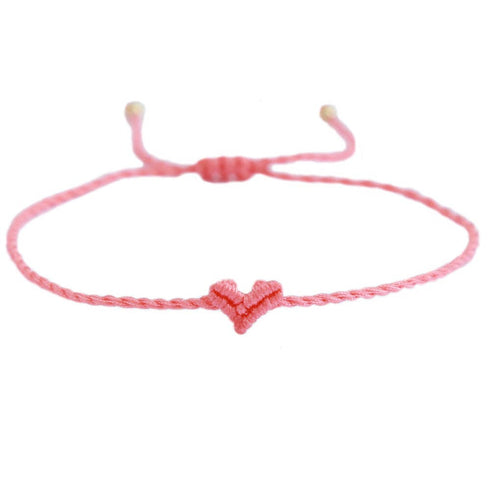 Armband Herz mini | Koralle
