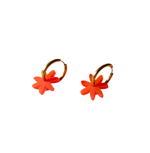 Ohrringe Hoops | neon Daisy