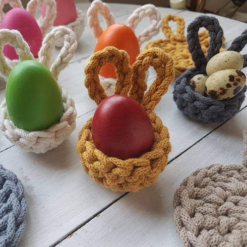 Eicherbecher gehäkelt | 4 Farben