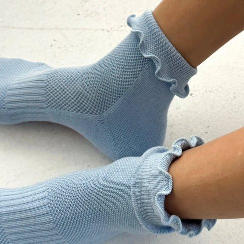 Hugger Socken | hellblau