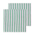 Baumwoll Servietten 2er-Pack | lilac stripes