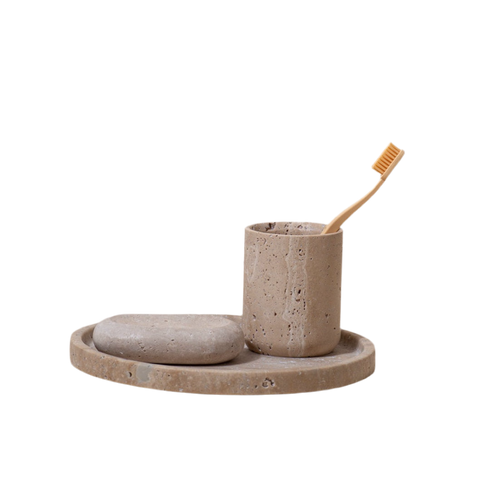 Seifenablage Travertine | beige