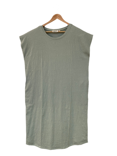 T-Shirt Kleid | sage