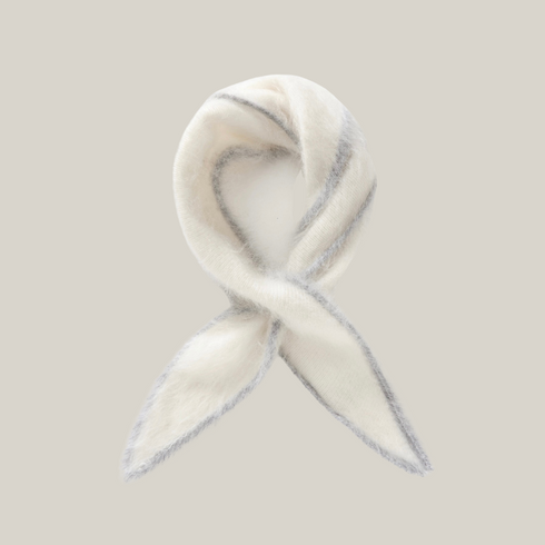 Sophie Scarf ultra soft Kaschmir | weiss