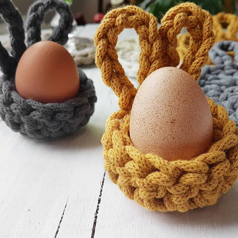 Eicherbecher gehäkelt | 4 Farben