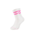 Street Mood Socken | white Pink