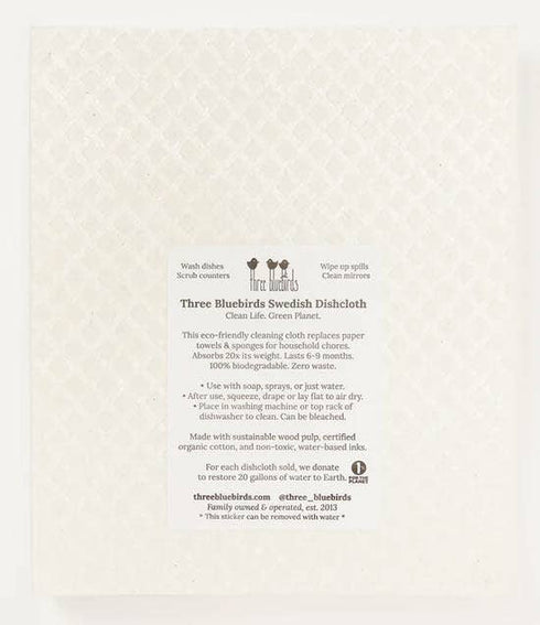 Schwammtuch | blaue Blumen