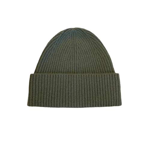 Strickmütze Cashmere | dark olive