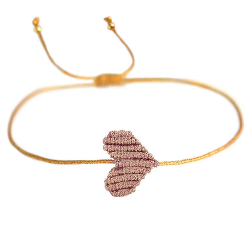 Armband Herz | Champagner