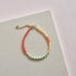 Armband Lente | chai latte, green, dusty rose