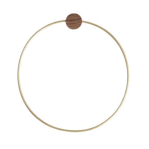 Handtuchhalter rund | Messing