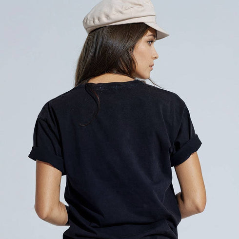 T-Shirt | washed-black