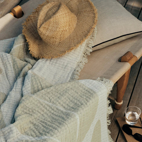 Decke Herbert 130x150cm | sage green