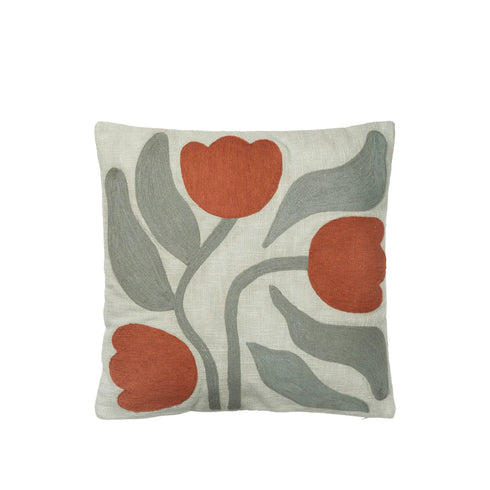 Kissen Dora 50x50cm | sage green, mocha bisque