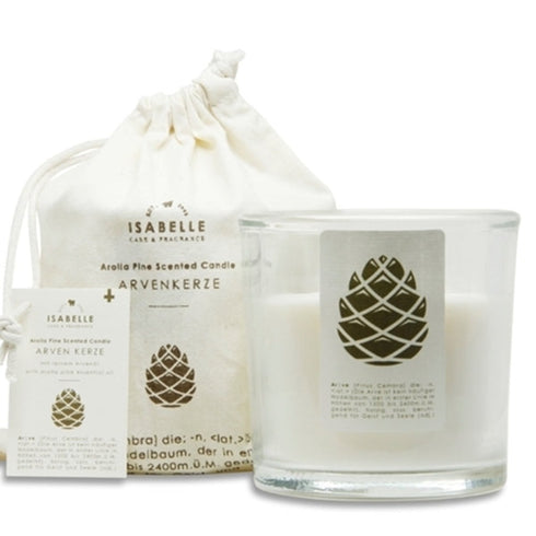 Duftkerze im Glas | reines Arvenöl