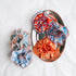 Scrunchie Ruffles | orange vichy